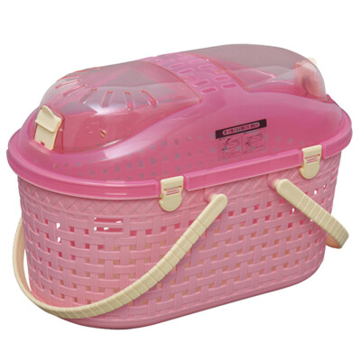 

Alice IRIS mesh portable pet dog cage portable pet air box MPC-450  pink