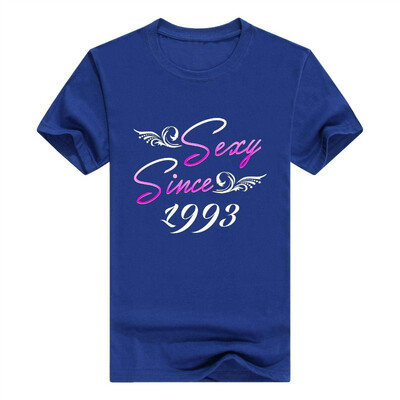 

25th Birthday Gifts idea Sexy Since 1993 25 Years Old Men Tshirt