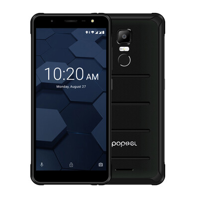 

Poptel P10 Rugged Phone 4G Mobile Phone IP68 Waterproof Android 81 MT6763 Octa Core 64GB4GB 13MP Cam 55Inch HD Dislay NFC Finge