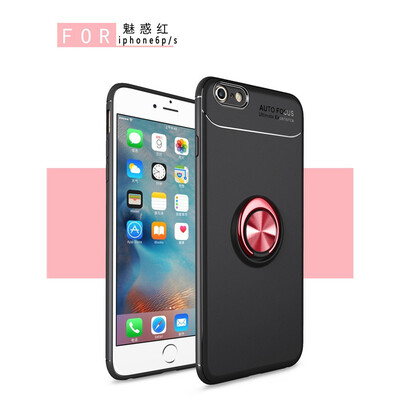 

Fivice iphone 6 plus case TPU metal ring shell magnetic bracket soft shell