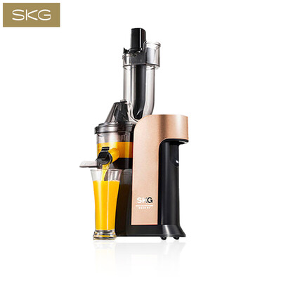 

SKG household large diameter juicer slag juice separation multifunctional slow automatic freshly squeezed vegetable juice machine A9 champagne gold