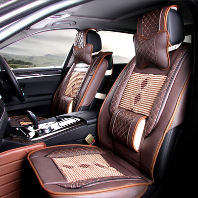 

BOLISH Five Four Seasons General Motors Cushion Car Seat Cushion All Surrounded by Environmentally Friendly Breathable Car Seat Cover Car Seat Seat Car Cushion Cover Standard Gentleman Black