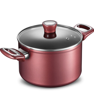 

Ai Shida 24CM новый антипригарный многоцелевой комплекс суповый горшок TL24A1WG-C суп-горшок Индукционная плита Газ Общее вино красное