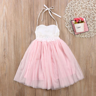 

Xmas Princess Wedding Party Prom Birthday Dress Skirt Tutu Dresses for Girl 2-7Y