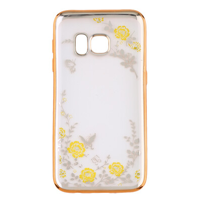 

Ultra Thin Clear Flower Soft TPU Plating Case Cover For Samsung S7S7 Edge