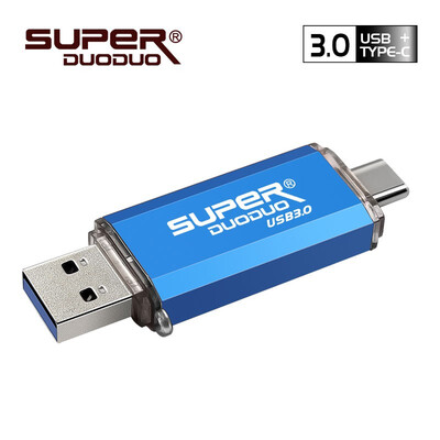 

Hotsale fashion OTG USB Flash Drive Usb 30 Pen Drive 128GB Type C Micro Usb Stick 16GB 32GB 64GB Pendrive for Type-C Device