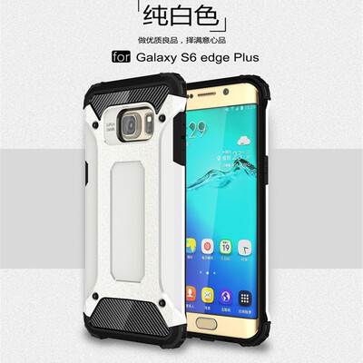

Fivice Samsung Galaxy S6 edge plus case Luxury Silicone Diamond Armor PC Hard Shell Phone Case
