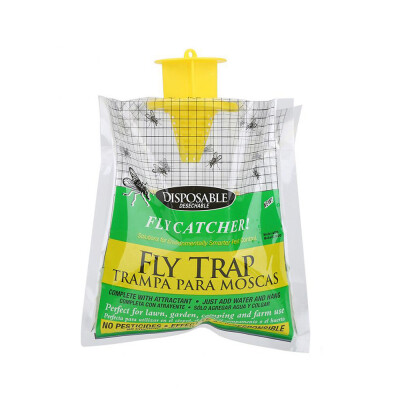 

Disposable Fly Trap Catcher Practical Effective Pest Control Insect Trap Non-toxic Hanging Style Catcher Fly Trap Bag