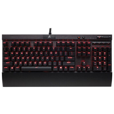 

USCorsair Gaming Series K65 LUX RGB Symphony Backlit Machine Игровая клавиатура Black Red Axle Jade Life Куриная куриная клавиатура