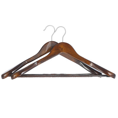 

Pretty world coat hangers solid wood hangers suits wood drying racks slip wooden wood color pants pants wide shoulders without drying clothes hangers wood clothes support 3 only QTX8327