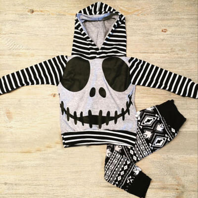 

Canis Baby Boy Girl Infant Halloween Clothes 2PCS Hoodies TopsPants Outfits Set