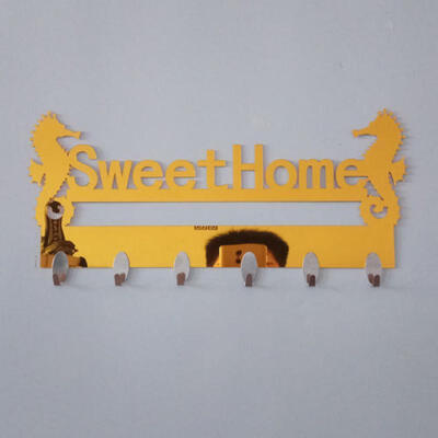 

Acrylic Home Art Decoration Hat Clothes Key Holder Door Wall Hook Hanger Rack