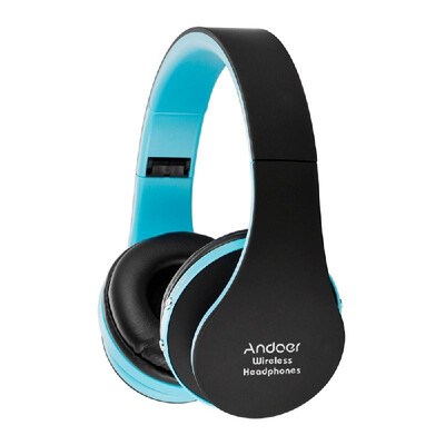 

Foldable Wireless Bluetooth Stereo Headset Handsfree Headphones Mic for iPhone iPad PC Black