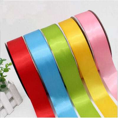 

22M 10 Rolls Double Sided Satin Ribbon Roll 2cm 4cm Widths Crafts Gift Wrapping