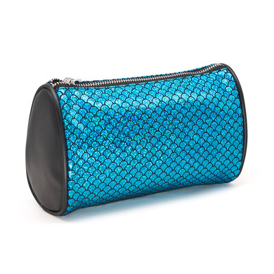 

Fashion Women Makeup Bag Organizer Storage Bag Sparkling Fish Scales Pattern Zipper Case Cosmetic Bags Large Capacity
