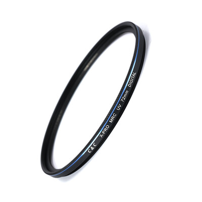 

C&Cuv Mirror Filter X-PRO MRC UV 72mm Professional Grade Ultra-thin Multilayer Waterproof Coating Personality Blue Circle UV Filter