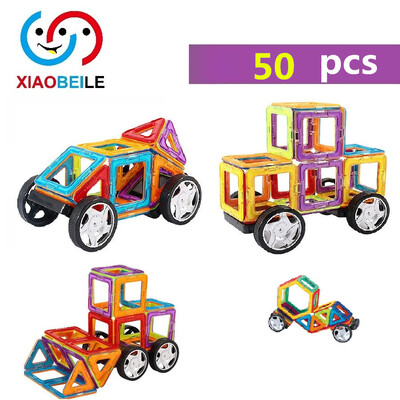 

50pcs 3D - смешно магнитных игрушки DIY магнитных блоков здание игрушки игрушки для детей blockseducational кирпичи здания образования игрушки