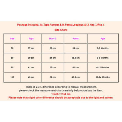 

Newborn Baby Boys Girls 100 Cotton Top Romper Pants Leggings Outfits Clothes AU