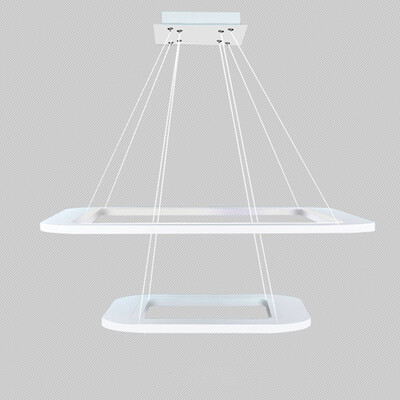 

Baycheer HL487485 Vapor&Water Tight White Acrylic Panel White Light LED Chandelier 2 Light