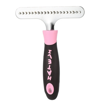 

HATELI Pet Rake Undercoat Rake Grooming Brush Pet Slicker Brush Deshedding Tool Pet Little Comb Grooming Brush for Dog Cat Pet