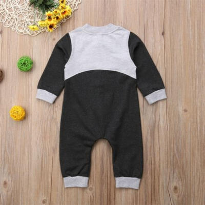 

Newborn Kids Baby Boy Sweater Romper Bodysuit Jumpsuit Playsuit Clothes Outfits