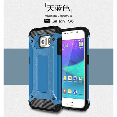 

Fivice Samsung Galaxy S6 case Luxury Silicone Diamond Armor PC Hard Shell Phone Case