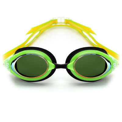 

Puandy (puandy) goggles waterproof anti-fog swimming goggles big box flat light swimming glasses men and women universal 6003 gray imitation blue