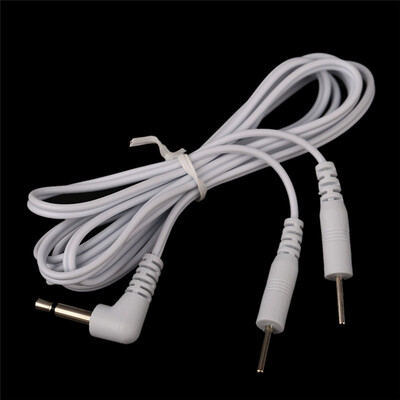 

2 Pins Lead Wires Connecting Cables for Electrode Pad Digital TENS Therapy Massager 35mm Plug