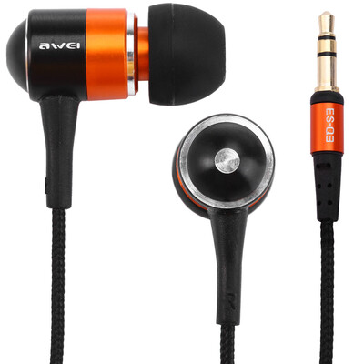 

Awei ESQ3 Noise Isolation In-ear Earphone with 12m Cable for Smartphone Tablet PC