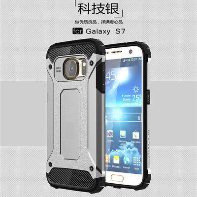 

Fivice Samsung Galaxy S7 case Luxury Silicone Diamond Armor PC Hard Shell Phone Case