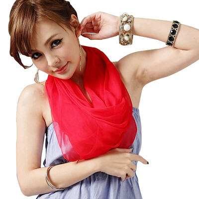 

【Jingdong Supermarket】 Meng Si Ke (MSEK) WSJ141717 Ms. scarf silk silk candy color scarf scarf shawl 3 purple