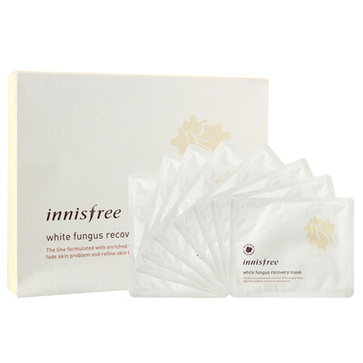 

[Супермаркет] Jingdong Innisfree Innisfree новый полупрозрачный белый гриб Ян Intensive Repair маска для лица 22ml * 8 Пьян