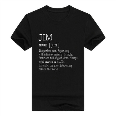 

Adult Definition - First Name Jim Men T-Shirt Funny