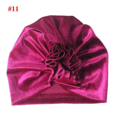 

Fashion Newborn Toddler Kids Baby Boy Girl Turban Pleuche Beanie Hat Winter Caps