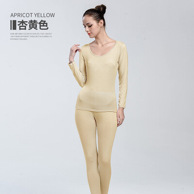 

Warm Long Johns Thermal Underwear For Women Sexy Seamless Winter Thermal Underwear Set Thermos Lingerie Intimates Women