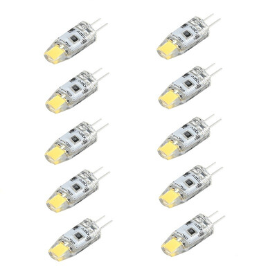 

1W G4 LED Bi-Pin Lights T 0705 1 COB 99 Lm Warm White Cold White Natural White DC 12V LED Decorative Lamp 10PCS