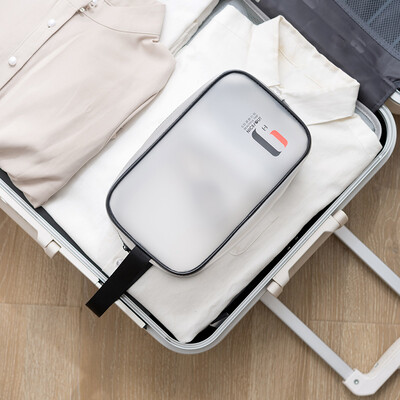 

Banjeni TPU translucent travel wash bag men&women storage bag wash cosmetic bag storage bag portable multi-function outdoor travel abroad travel storage cosmetic bag large