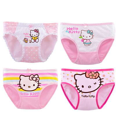 

Hello Kitty HELLO KITTY 4 children&39s underwear girls cotton underwear KTN024 15075