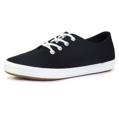 

Backrest Warrior summer new shoes pure color flat with students canvas shoes girls flat bottom small white shoes low shoes casual shoes WXY-803T black 38