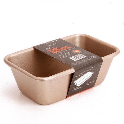 

【Jingdong Supermarket】 Xuechu CHEF MADE Baking Mold 1 pound non-stick pound cake Bread mold Oven machine Champagne Gold WK9064