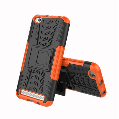 

Fivice Redmi 5A Case TPU anti-fall tire pattern back clip bracket phone case