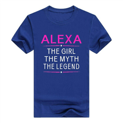 

Alexa The Girl The Myth The Legend Name T-Shirt