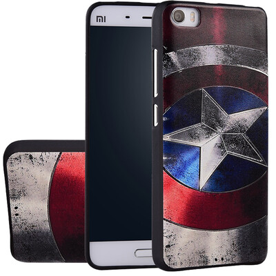 

MOONCASE Cute Cartoon Pattern Soft Flexible Silicone Gel TPU Skin Shell Back Case Cover for Xiaomi Mi 5