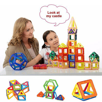 

58ПК магнитный строительство игрушки детские образовательные блоки