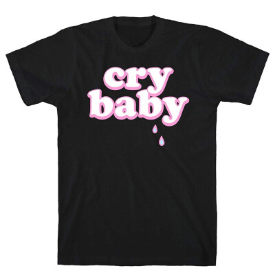 

Cry Baby Black Mens Cotton Tee