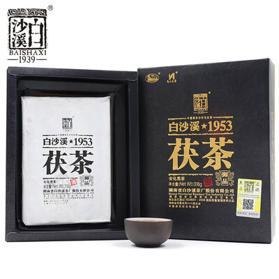 

Anhua Baishaxi 1953 Hei Cha 2014 yr Royal Fu Cha Dark Tea Golden Flower Brick Tea 318g