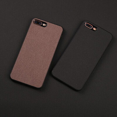 

Phone Cases For iPhone X Xs Max Cover abrasive PU leather Soft TPU Silicone Case For iPhone 6 6S 7 8 Plus Case