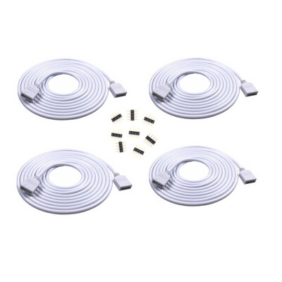 

SUPli 25M Extension Cable Connector Cord Wire for SMD 5050 3528 RGB LED Light Strip 4PCS