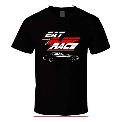 

1968 Toyota 2000 Gt Eat Sleep Race Car Enthusiast Racing T Shirt