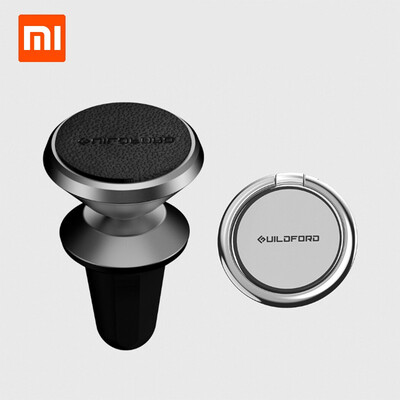 

Xiaomi Mijia Guildford Car Magnetic Phone Holder&360 Rotation Metal Ring Mount Stand for iPhone Xiaomi Honor huawei Phone